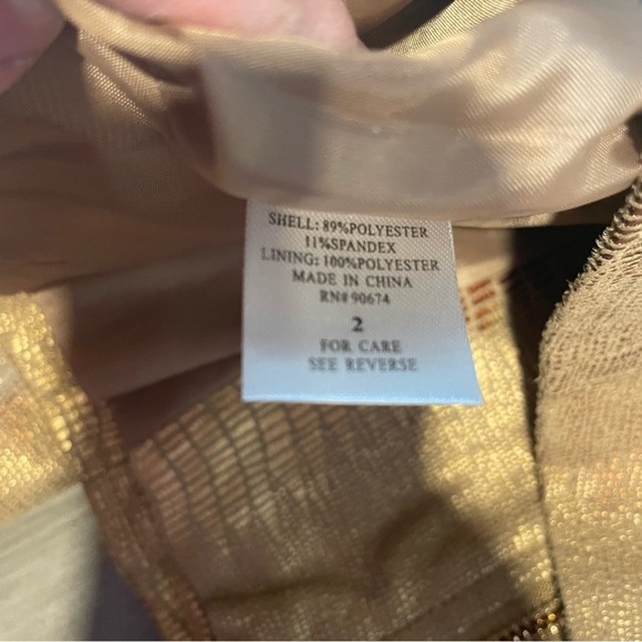 Boston Proper Gold jacket • Size 2 - Picture 5 of 7